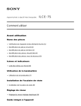 Sony ILCE 7S Le manuel du propriétaire