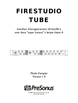 PRESONUS FIRESTUDIO TUBE Le manuel du propriétaire