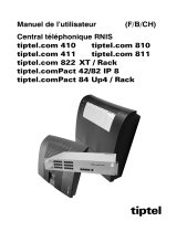 Tiptel comPact 84 Up4 Le manuel du propriétaire