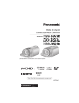 Panasonic HDC SD700 Le manuel du propriétaire