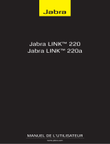 Jabra Link 220 Manuel utilisateur