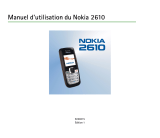 Microsoft 2610 Manuel utilisateur