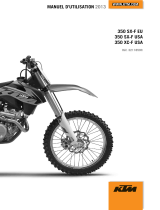 KTM 350 SX-F 2013 Le manuel du propriétaire