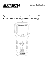 Extech Instruments 475040-SD Manuel utilisateur