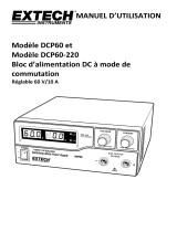 Extech Instruments DCP60-220 Manuel utilisateur
