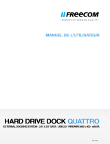 Freecom Hard Drive Dock Quattro Manuel utilisateur
