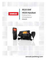 Simrad RS35 VHF and HS35 Handset Guide d'installation