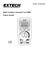 Extech Instruments EX520 Manuel utilisateur