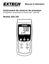 Extech Instruments SDL700 Manuel utilisateur