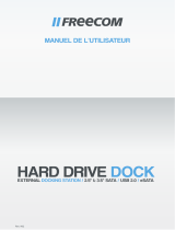 Freecom Hard Drive Dock Manuel utilisateur