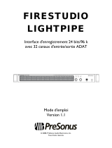 PRESONUS FireStudio Lightpipe Le manuel du propriétaire