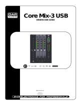 DAP Audio CORE MIX-3 USB Manuel utilisateur