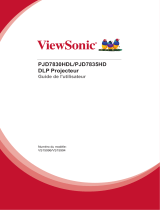 ViewSonic PJD7830HDL Le manuel du propriétaire