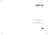 Sangean DDR-63 Manuel utilisateur