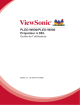 ViewSonic PLED-W800-S Mode d'emploi