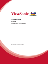 ViewSonic VG2433SMH Mode d'emploi