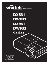 Vivitek DX831 Manuel utilisateur