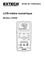 Extech Instruments LCR200 Manuel utilisateur