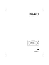 Sangean PR-D15 Manuel utilisateur