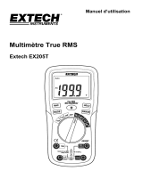 Extech Instruments EX205T Manuel utilisateur