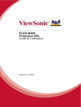 ViewSonic PLED-W200 Mode d'emploi