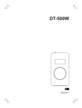 Sangean DT-500W Manuel utilisateur
