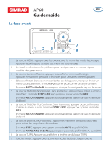 Simrad AP60 Guide de démarrage rapide