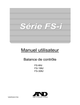 A&D Weighing FS-i Series Manuel utilisateur