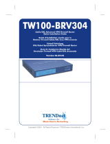 Trendnet TW100-BRV304 Le manuel du propriétaire