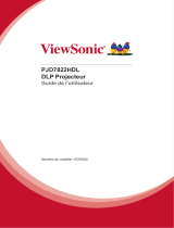 ViewSonic PJD7822HDL Mode d'emploi