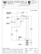 T & S Brass & Bronze Works EU-1210 Fiche technique