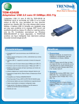 Trendnet TEW-424UB Fiche technique