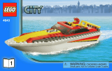 Lego City Harbour - Power Boat Transporter 4643 Le manuel du propriétaire