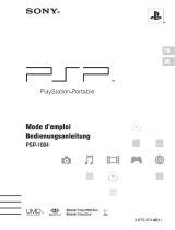 Sony PSP logiciel système version 2.60 Mode d'emploi
