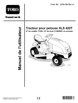 Toro XLS 420T Lawn Tractor Manuel utilisateur