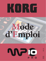 Korg MP10Pro Le manuel du propriétaire
