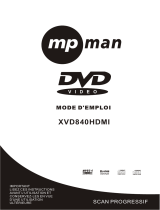 MPMan XVD840 HDMI Le manuel du propriétaire