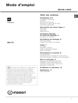 Whirlpool IDV 75 (FR) Le manuel du propriétaire