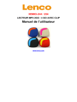Lenco XEMIO- 254 Le manuel du propriétaire
