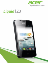 Acer Liquid Z3 Manuel utilisateur