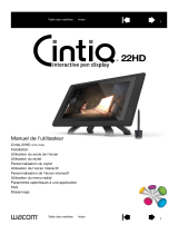 Wacom CintiQ 22HD Touch Le manuel du propriétaire