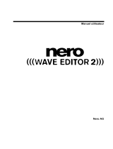 Nero Wave Editor 2 Le manuel du propriétaire