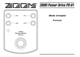 Zoom PD-01 Mode d'emploi