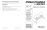 ProForm PFEVBE1254 Le manuel du propriétaire