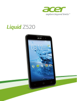 Acer LIQUID Z520 Manuel utilisateur