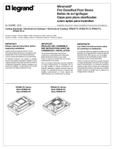 Wiremold Fire Classified Floor Boxes - Resource RFB Series Guide d'installation