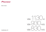 Pioneer VSX-1130 Manuel utilisateur