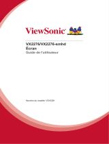 ViewSonic VX2276-smhd Mode d'emploi