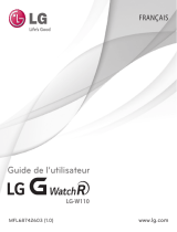LG G Watch R Manuel utilisateur
