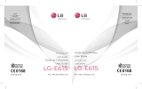 LG LGE615.AUAEWH Manuel utilisateur